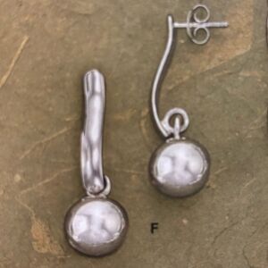 Rare Vintage Silpada 925 Sterling Silver Exclamation Point Earrings P1887
